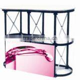 Portable Display Table With 2*2 Pop Up, Trade Show Booth Counter