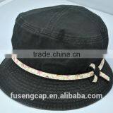 Fashion Cotton Embroidered Checked Bucket Hat thumbnail-1