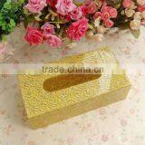 Clear Elegant Acrylic Foldable Tissue Box