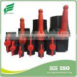 Octagonal Type PVC Ball Valve With Red Handle thumbnail-2