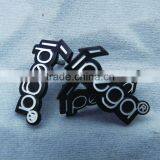 Aluminum With High-light , Sand Background ,metal Embossed Nameplate, Oval Badge thumbnail-2