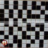 Made in China Black and White Glass Mosaic Tile