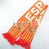 2015 Printed Fan Scarf Polyester Football Scarf thumbnail-2