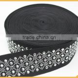 fashion sequin lurex elastic tape for garments