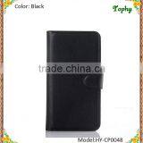 Black PU Leather + PC Litchi Pattern Wallet Card Stand Cover Holster Phone Sets Magnetic Flip Case For Motorola X Play thumbnail-5
