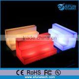 Led 2017 Furniture Illuminated Rechargeable Rgb Color Changing Restaurant Bar Led Lighted Shelves