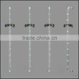 Wall Mounted Eyewear Display Rods;acrylic Sunglasses Display Poles;eyeglasses Display Bars