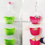 Hanging Drain Holder Sink Basket Bathroom Kitchen Storage Racks Organizers thumbnail-2
