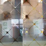 Decorative Glass Factory Design Pattern Art Glass Clear Fosted Titanium Glass thumbnail-1