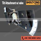 Tilt Attach Hydraulic Plate Adapter With 3 Valve Option to Run With Other Hydraulic Attachments thumbnail-1