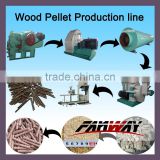 110 KW sawdust pelleting machine in the whole production line