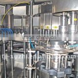 Production line for water without gas