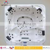 8 Places Lucite Acrylic Hot Tub With 2 Loungers A860