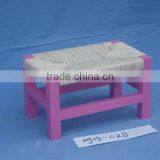 Eco-friend Natural Unfinished Home Decorative Small Wooden Children Chair thumbnail-1