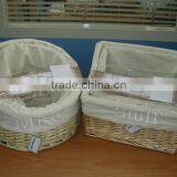 Wicker Trash Basket thumbnail-1