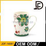 Drinkware Flower Ceramic Coffee Mug Logo, Logo Mugs no Minimum thumbnail-4
