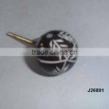 Resin Knob With Curved Patterns Available in Other Colour and Patterns thumbnail-1