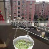 Plastic Hanging Flowerpot With Metal Chain Hanger thumbnail-2