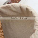 Handmade Wicker Material and Folk Art Style Willow Picnic Basket With Lid thumbnail-5