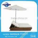 2016 updated double rattan/wicker daybed with wheels WYHS-D055, wicker furniture/Garden patio furniture/outdoor furniture.