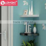 Eco-friendly Wood Corner Shelf Set of 3 Pieces Home Decoration DIY Wall Floating Shelf thumbnail-3