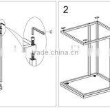 2015 New Design KD Metal Base Side Table , Computer Side Table thumbnail-2