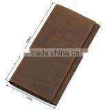 New Custom Men's Italian Vegetable Tanned Leahter Passport Cover thumbnail-3