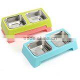 Square Weighted Dog Bowls thumbnail-1