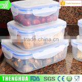 China Factory Plastic PP Material 4 Side Locked Bento Lunch Box thumbnail-1