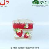 With Non Woven Fabric Strawberry Jute/felt Flower Pot Cover thumbnail-2