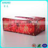 Slide Lid Acrylic Napkin Box, Top Sliding Lucite Tissue Box, Plexiglass Serviette Box thumbnail-5