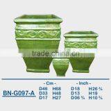 GLAZED CERAMIC OUTDOOR POT BN-G097 thumbnail-1