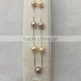 Fashion Natural Colorful Freshwater Pearl Necklace With Silver Clasp thumbnail-2