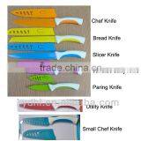 Coloured Non-stick Kitchen Knife With Safety Knife Sheath thumbnail-1