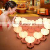 2017 New Rechargeable Usb 1500mah Romantic Love Heart Shape Led Night Light thumbnail-2