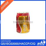 OEM 250ml Canned Whole Bean Coffee Factory