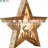Customized Cork Mapchristmas Wooden Table Lamps thumbnail-1