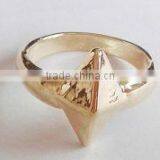 Ice Shape Alloy Ring