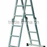 WR2397A-IGS Multi-Function Aluminium Ladder Folding Agility Ladder With Steel Platform Step Ladder thumbnail-3