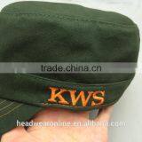 Customize Fashion Army Green Military Caps and Flat Caps With Dongguan Factory thumbnail-5
