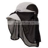 White Gauze Male Mosquitoes in Summer Bees Neck Guard Covered Face Fishing Hat Man Sun Hat Covered Face Outdoor Sun Hat thumbnail-2
