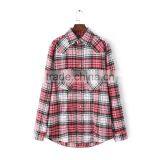100% Cotton Men's Yarn Dyed Flannel Check/plaids Shirt ,long Sleeve Flannel Shirt thumbnail-1
