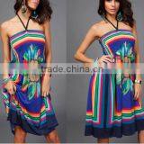 2016 Long Women Black Sexy Chiffon Dress thumbnail-2
