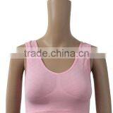 Custom Sexy Pink Women Yoga Sports Bra Very Softly thumbnail-1