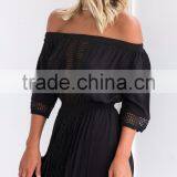 New Design off Shoulder Sexy Dress Summer Beach Woman Dress thumbnail-3