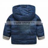 Casual Chaqueta Winter Denim Coats for Boys With Hoodies thumbnail-2