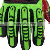 CE 4543 Cut Proof High Visibility Oil and Gas Safety Gloves TPR Cut Resistant Impact Protection Gloves thumbnail-3