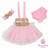 European Style Children Clothing Casual Baby Sequin Knitting Little Princess Girls Dress thumbnail-2