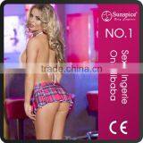 Newest School Girl Style Fancy Dress Costumes for Women thumbnail-1