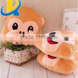 Wholesale High Quality Monkey Whatsapp Emoji Pillow thumbnail-2